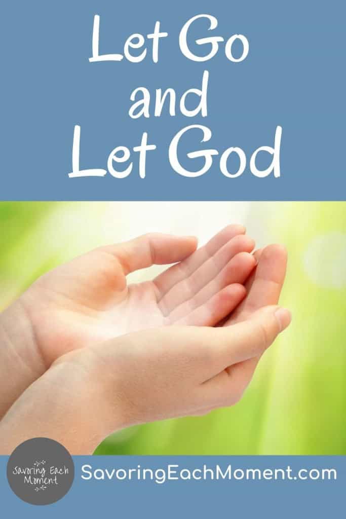 Open hands to let go and let God lead